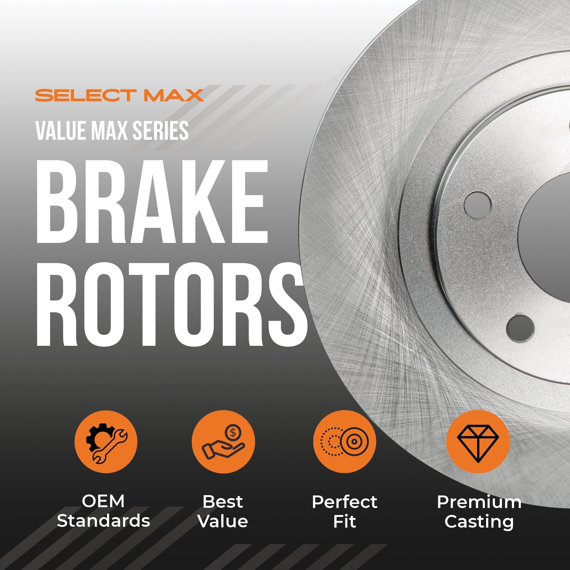 MAX Advanced Brakes - Brake Kit For 2017-2023 Honda CR-V (Excl.l. Hybrid Engine Model)| Carbon Ceramic Brake Pad and Rotor Kit Front and Rear| Geomet Coated Cross-Drilled Brake Rotors