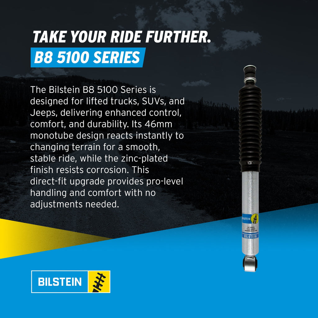 Bilstein Set of Front and Rear B8 5100 Series Shocks Compatible with 2005-2016 F250/F350 4WD with 2 Front & 0-1 Rear
